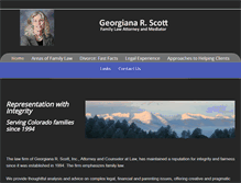 Tablet Screenshot of georgianascott.com
